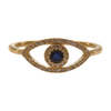 925 Sterling Silver Evil Eye Fidget Ring Silver Ring for Women
