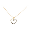 925 Sterling Silver Love heart pendant Cubic Zirconia Heart Necklace