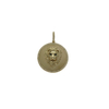 925 Stelring Silver Ice Out Coin Pendant Lion Pendant