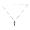 925 Sterling Silver Cross Pendant Necklace Christian Religious Jewelry