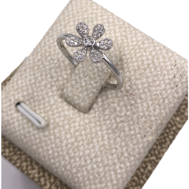 Vintage Gold Jewelry Flower Diamond Dazzling Daisy Ring for Women