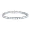 8.0ctw Round Lab Grown diamonds Four-Prong Tennis Bracelet