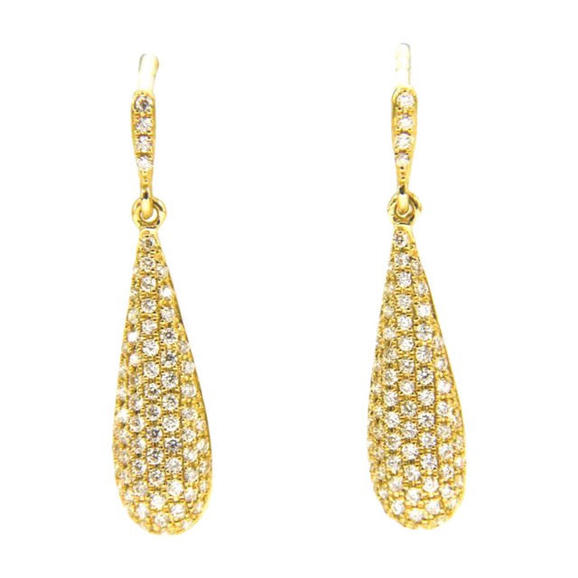 Wholesale Trendy Tear Drop Gold Earrings vintage inspired stud earrings