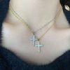 925 Sterling Silver Christian Faith Religious Jewelry Cross Necklaces For Women
