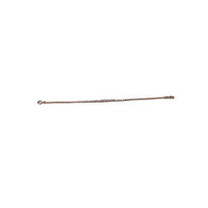 Karat Gold Half Bezel Diamond Tennis Bracelet
