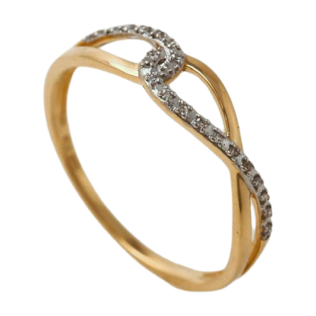 Minimalist Rings Karat gold jewelry Wholesale Women's Infinity Diamond Ring