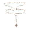 Wholesale Jewelries 925 Sterling Silver Hip Hop Jewelry Paperclip Chain Leopard Necklace