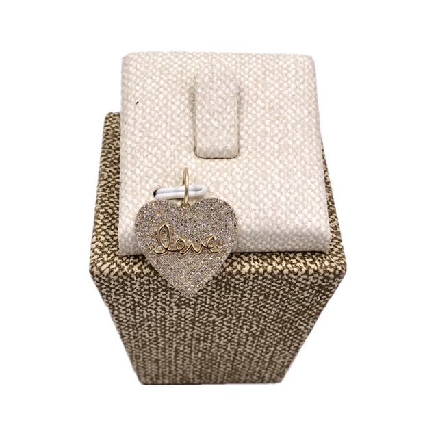 Custom Fine Jewelry Diamond Heart Eco Friendly K Gold Pendant