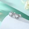High End 925 Sterling Silver Earring Cubic Zirconia Fashion Stud Earring