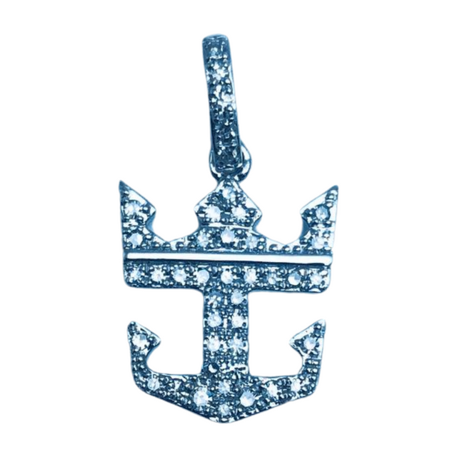 925 Sterling Silver Anchor Pendant Navy Jewelry for Women Minimalist Pendant