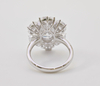  925 Sterling Silver Luxury Jewelry Oval Brilliant Cut Engagement Ring