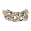 Gold Diamond Cuban Ring Iced Out Cuban Link Wedding Band