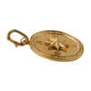 925 sterling silver North Star Pendant Necklace 18K Gold Plated Compass Pendant