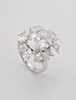  925 Sterling Silver Luxury Jewelry Oval Brilliant Cut Engagement Ring
