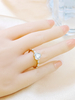 925 Sterling Silver 4 Carat Heart Shaped Accents Diamond Engagement Ring