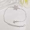 Wholesale 925 Sterling Silver Minimalist Jewelry Christmas Collection Snowflake Bracelet