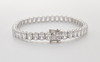925 Sterling Silver 6x4mm Cubic Zirconia Jewelry Oval Tennis Bracelet