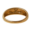 Gypsy Ring Sterling Silver 18K Yellow Gold Plated Ring
