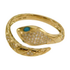 Bohemian jewelry Exquisite Gold Snake Wisdom Ring Fashion Jewelry