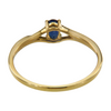 Engagement Ring Oval Cut Blue Sapphire 925 Sterling Silver Wedding Ring