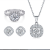 High End 925 Sterling Silver Earring Cubic Zirconia Fashion Stud Earring