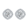 High End 925 Sterling Silver Earring Cubic Zirconia Fashion Stud Earring