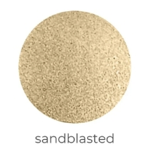 Sandblasted