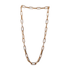 Paperclip Necklace Sterling Silver Wholesale Hip Hop Jewelry Cuban Link Chain necklace 