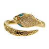Bohemian jewelry Exquisite Gold Snake Wisdom Ring Fashion Jewelry