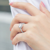 Wholesale Replica Jewelry Hola Ring 925 Sterling Silver Engagement Ring