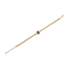 Eco-friendly K Gold Bracelet for Women Cuban Chain Evil Eye Bracelet