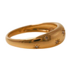 Gypsy Ring Sterling Silver 18K Yellow Gold Plated Ring