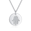 925 Sterling Silver Wholesale Replica Jewelry for Women Evil Eye Hamsa Hand Pendant