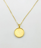 925 Sterling Silver Gold Plated North Star Charm Compass Pendant
