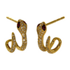 925 Sterling Silver Triple Huggie Hoop Earrings Snake Earrings