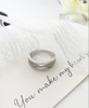 925 Sterling Silver Cross Ring Zircon Dainty Multi Layer Ring
