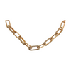 Paperclip Necklace Sterling Silver Wholesale Hip Hop Jewelry Cuban Link Chain necklace 