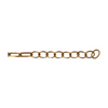Solitaire Diamond Bracelet with Dainty Gold Paperclip Chain for Women