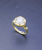 925 Sterling Silver 6 carat diamond ring Halo Solitaire Engagement Rings