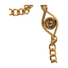 Eco-friendly K Gold Bracelet for Women Cuban Chain Evil Eye Bracelet