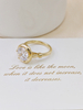 925 Sterling Silver 6 carat diamond ring Halo Solitaire Engagement Rings